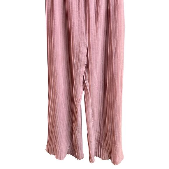 Matilda Jane Heart to Heart Curtain Call Pleated Wide Leg Pants Pink Medium - Picture 8 of 10